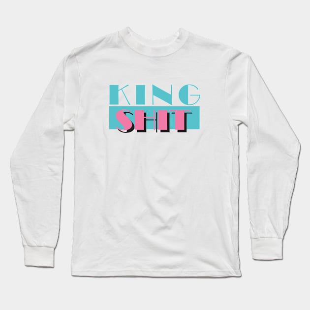 miami vice kingshit designs atlanta Long Sleeve T-Shirt by KingShit